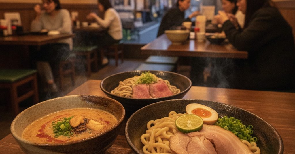 代官山・龍樹、しゃぶしゃぶ店が開発したつけ麺2種を発売