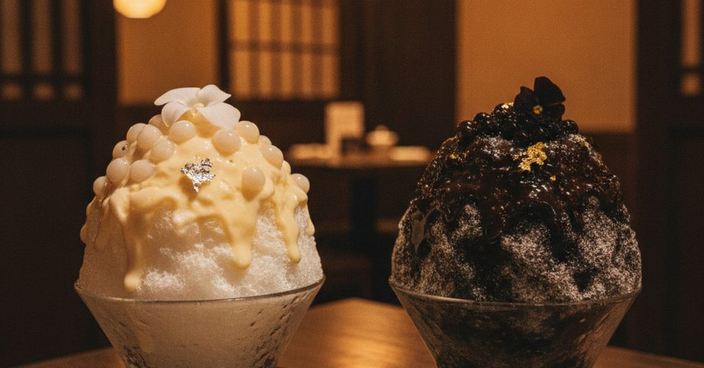 色で選ぶかき氷「シロ」と「クロ」新登場 FLUX CAFE 代官山